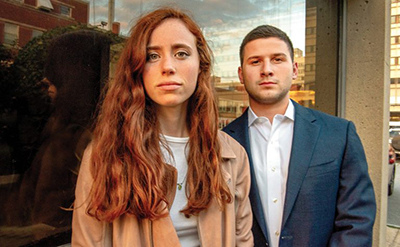 Eliza Sterlicht ’22 and Jack Schaeffer ’22