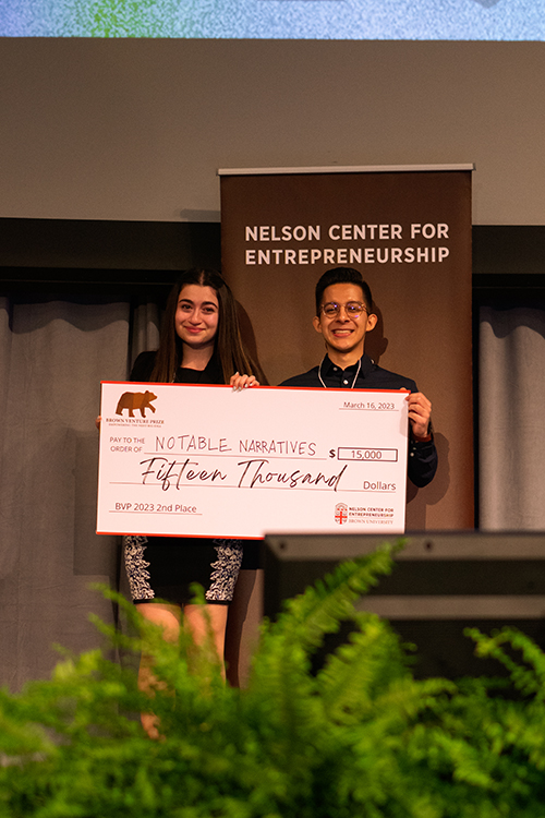 Cecile Schreidah ‘24 & Brandon Avendano ‘23