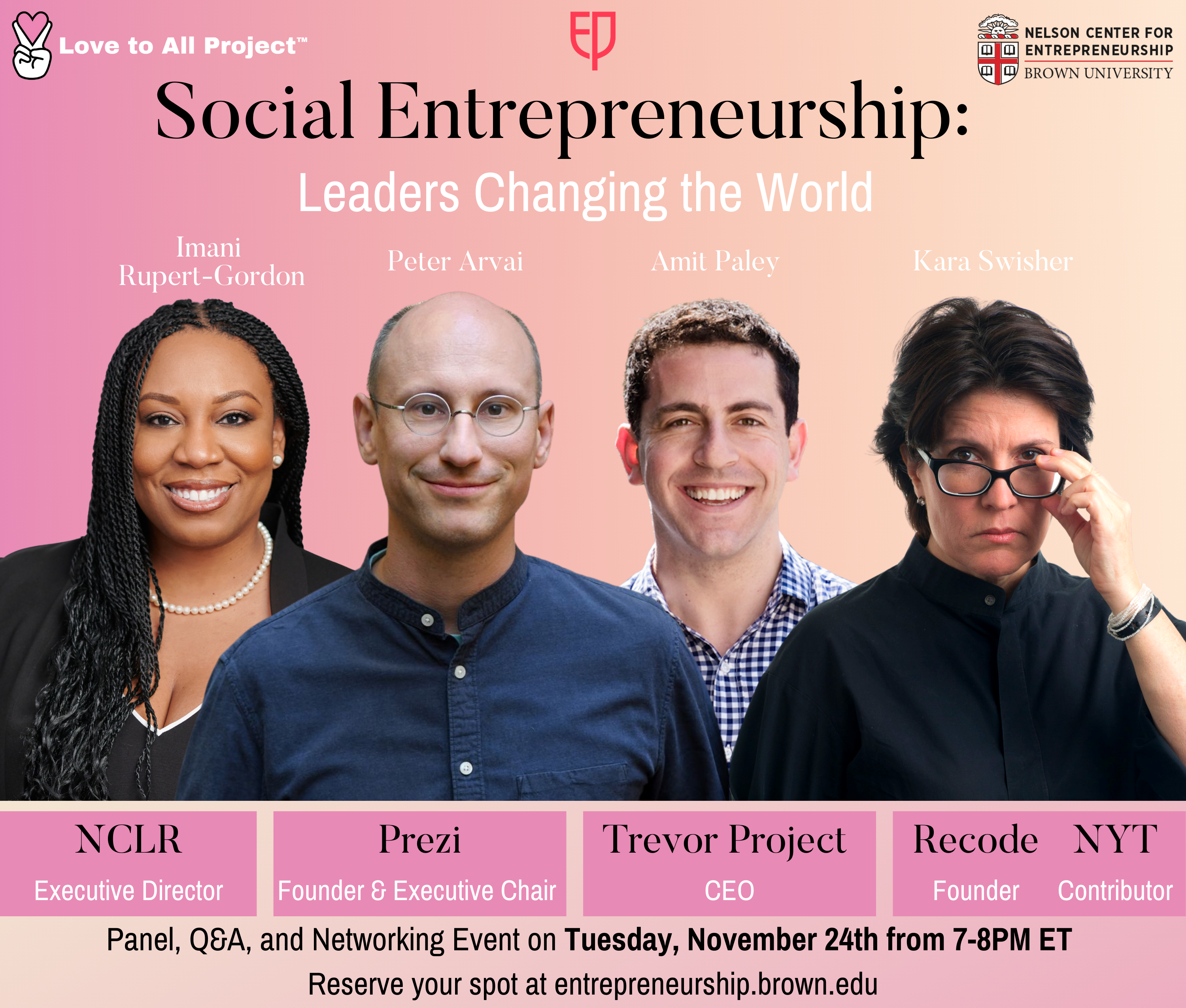 Social Entrepreneurship Leaders Changing the World Nelson Center for