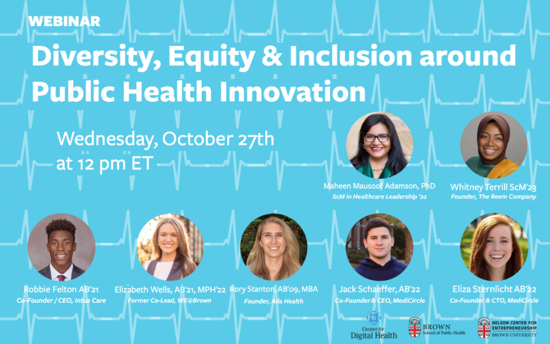 Webinar: Diversity, Equity & Inclusion Around Public Health Innovation 