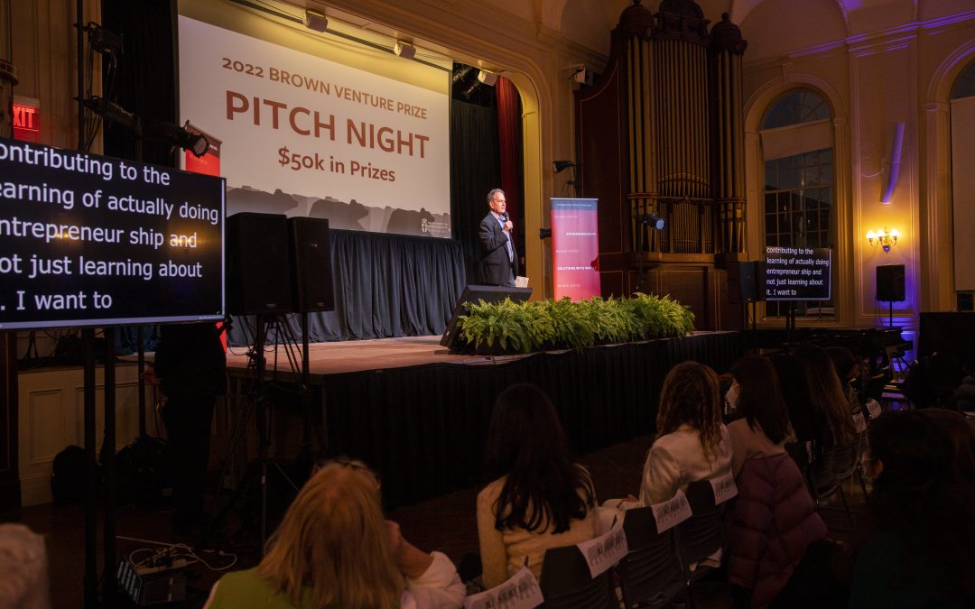 A Celebratory Return: 2022 Brown Venture Prize Pitch Night